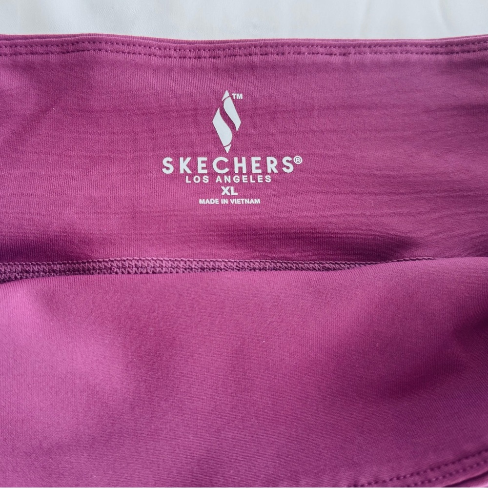 Skechers Womens Go Flex Go Walk High Waisted Skort Size XL Burgundy Red #118930 - Picture 9 of 10